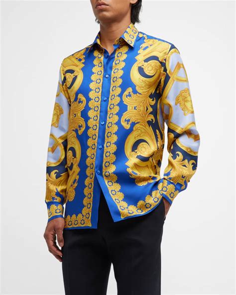 versace shirts men|1st copy versace shirt men.